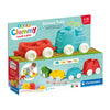 Clementoni Baby - Train sensoriel Clemmy avec blocs mous, 12dlg.