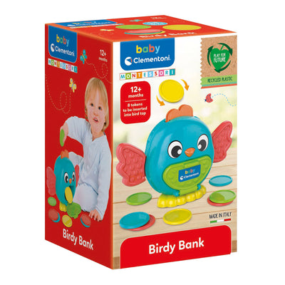 Clementoni Baby Vogel Bank avec pièces, 9dlg.