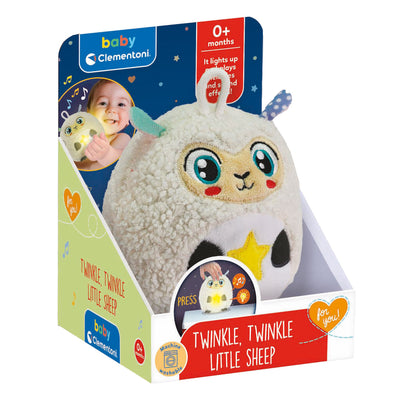 Clementoni Baby Twinkle Twinkle Kleine Schaap lampe de nuit câline