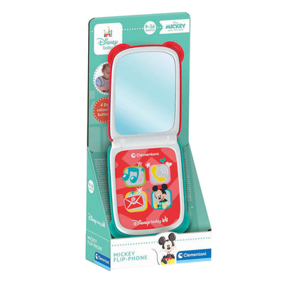 Clementoni Baby Disney Mickey Mouse Téléphone pliant