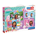 Clementoni Gabby's Poppenhuis Edukit 4in1 Puzzles et jeux - afbeelding 1