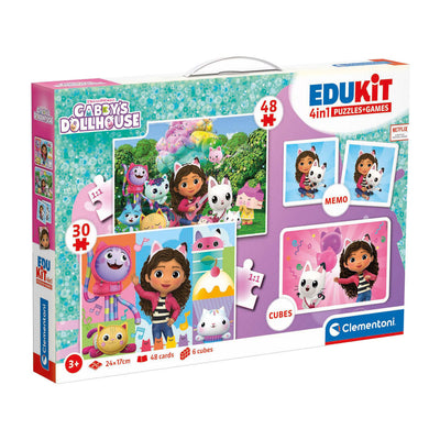 Clementoni Gabby's Poppenhuis Edukit 4in1 Puzzles et jeux