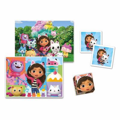 Clementoni Gabby's Poppenhuis Edukit 4in1 Puzzles et jeux