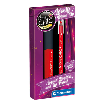 Clementoni Crazy Chic Lip gloss et Lipiner Cherry Red