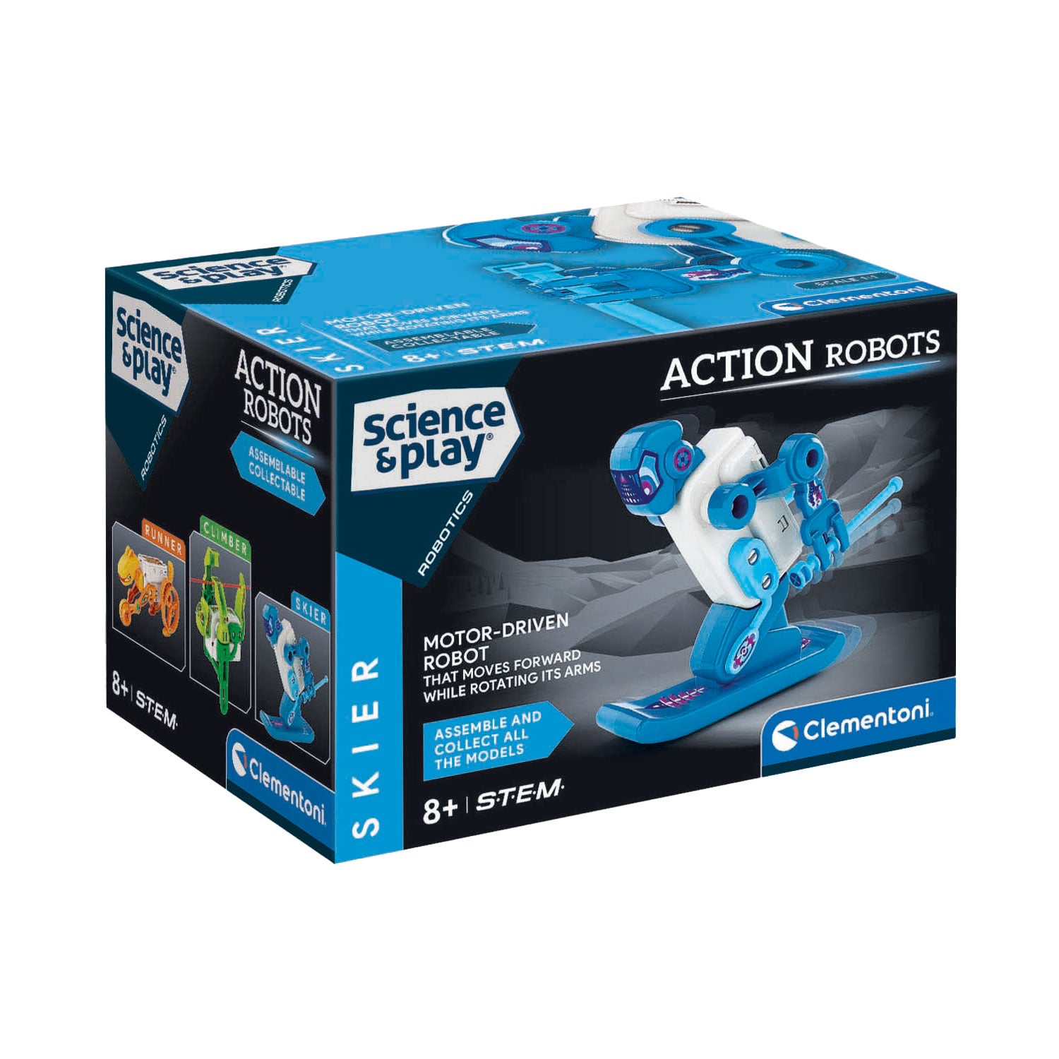Clementoni Science Game Action Robots - Skier