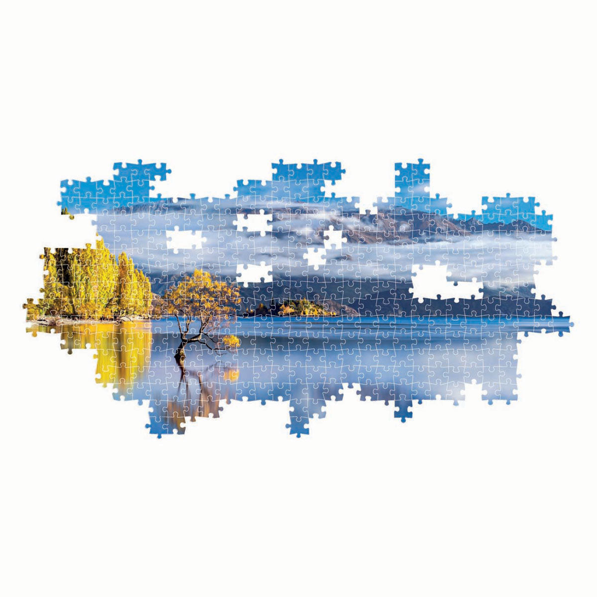 Clementoni Panorama couvre les réflexions d'or de Wanaka, 1000st.