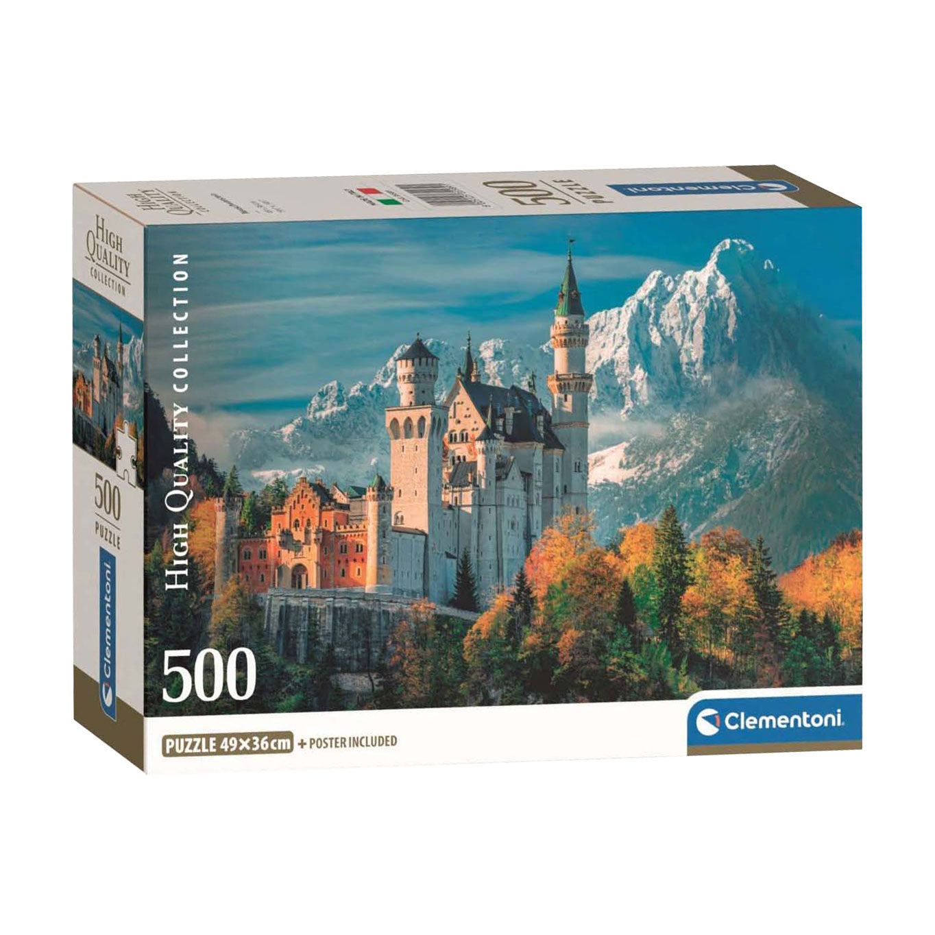 Clementoni Jigsaw Puzzle NEUSCHWANSTEIN Castle, 500ST.