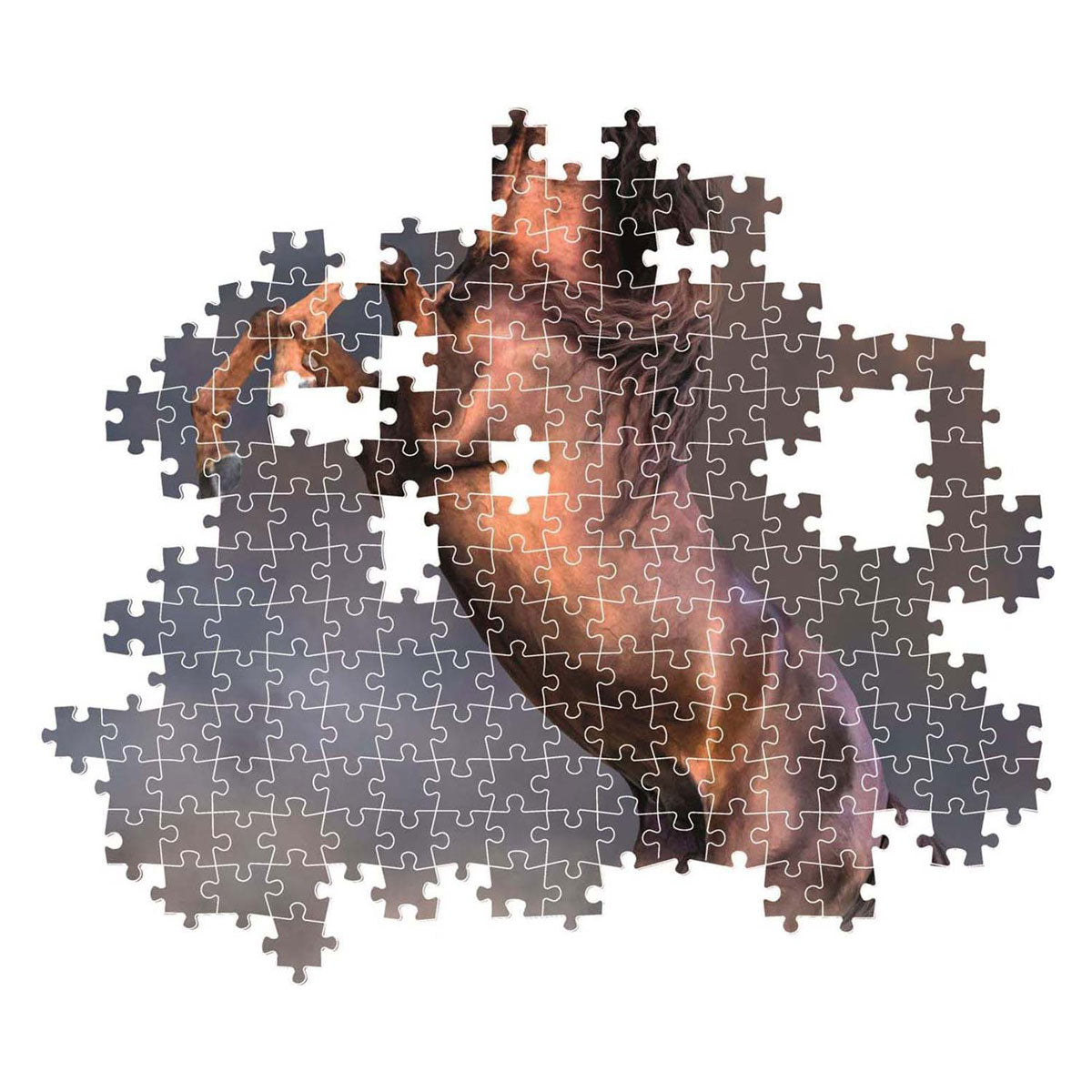 Clementoni Jigsaw Puzzle Stallion rouge sauvage, 500e.