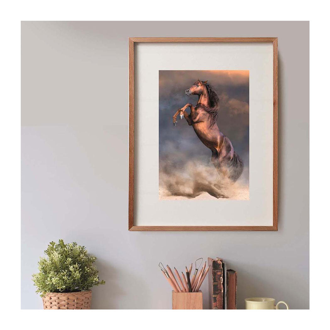 Clementoni Jigsaw Puzzle Stallion rouge sauvage, 500e.