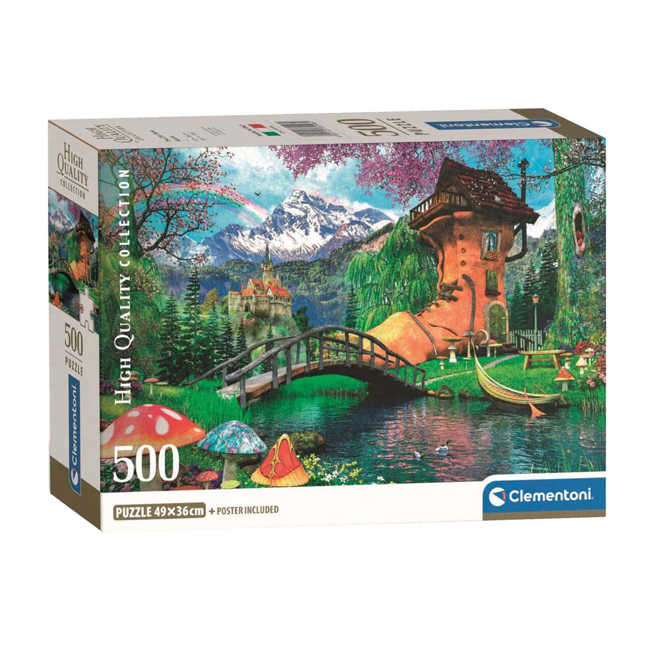 Clementoni Jigsaw Puzzle The Old Shoe House, 500st.