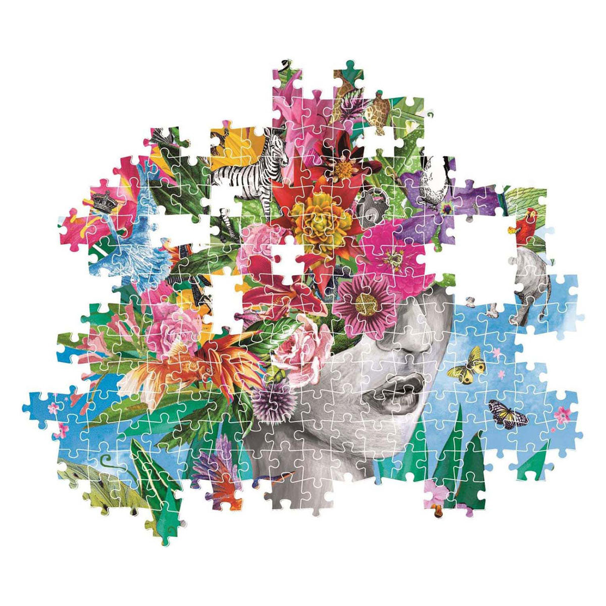 Clementoni Puzzle Head Puzzle dans la jungle, 500e.