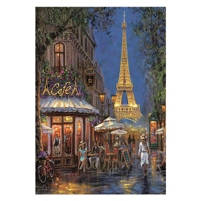 Clementoni Jigsaw Puzzle Night au Eiffel Café, 500e.