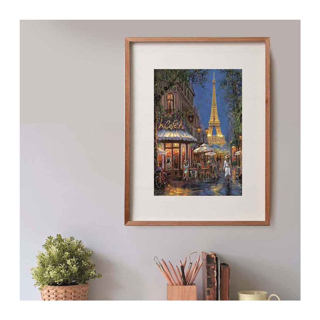 Clementoni Jigsaw Puzzle Night au Eiffel Café, 500e.