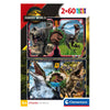 Clementoni puzzle monde jurassique, 2x60pcs.