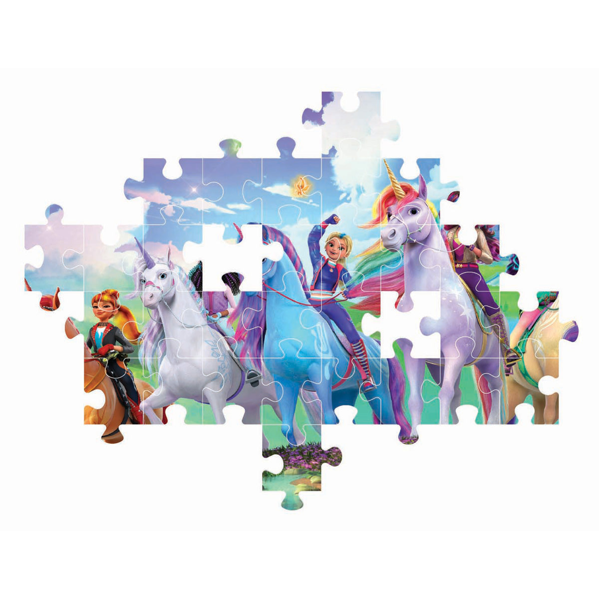 Puzzle Clementoni Académie des Licornes - 104 pièces.