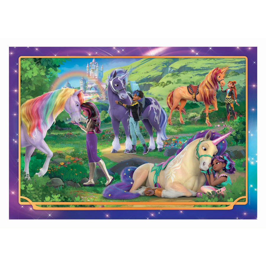 Puzzle Clementoni Académie des Licornes - 104 pièces.