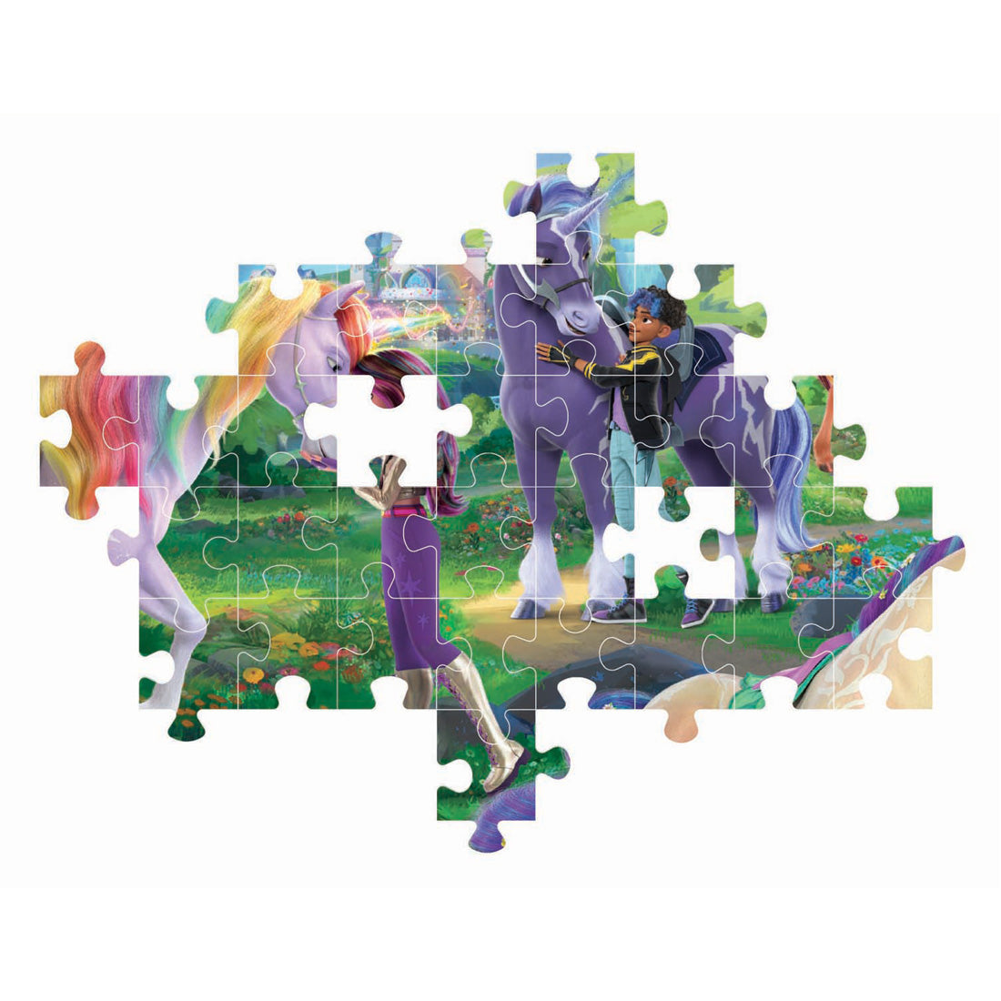 Puzzle Clementoni Académie des Licornes - 104 pièces.