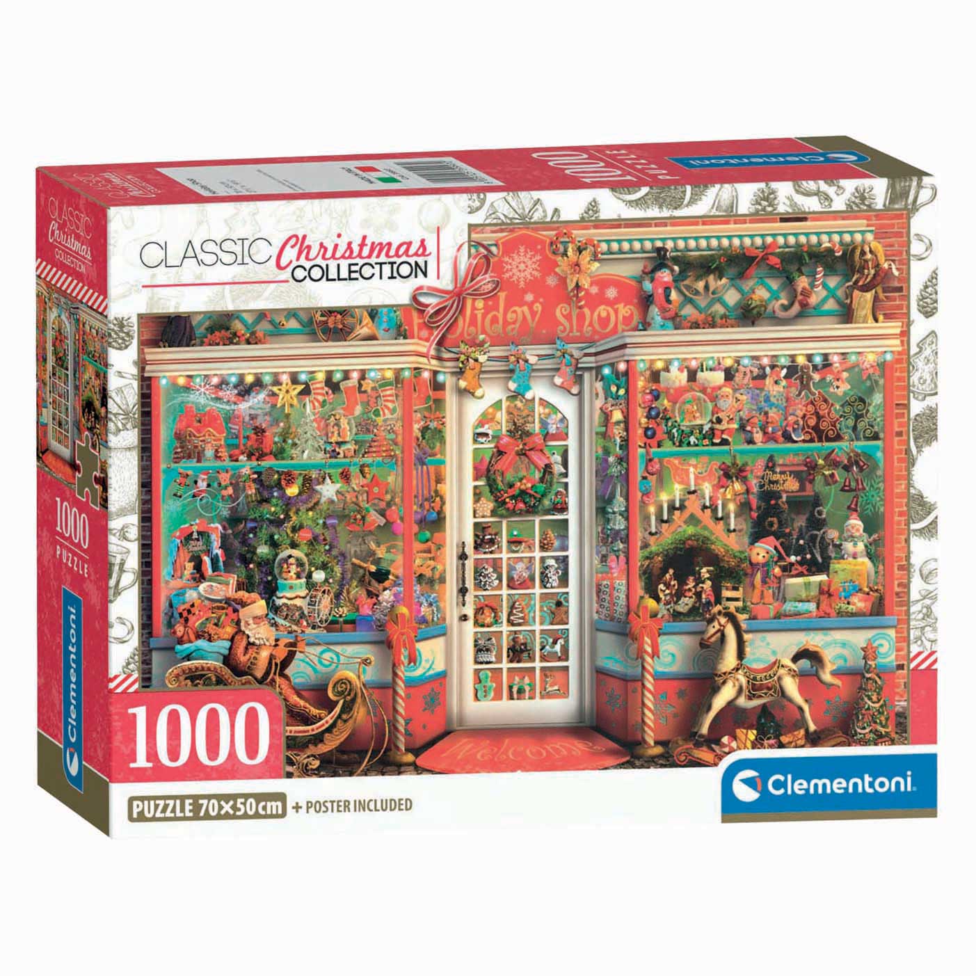 Clementoni puzzle Boutique de Noël - 1000 pcs.
