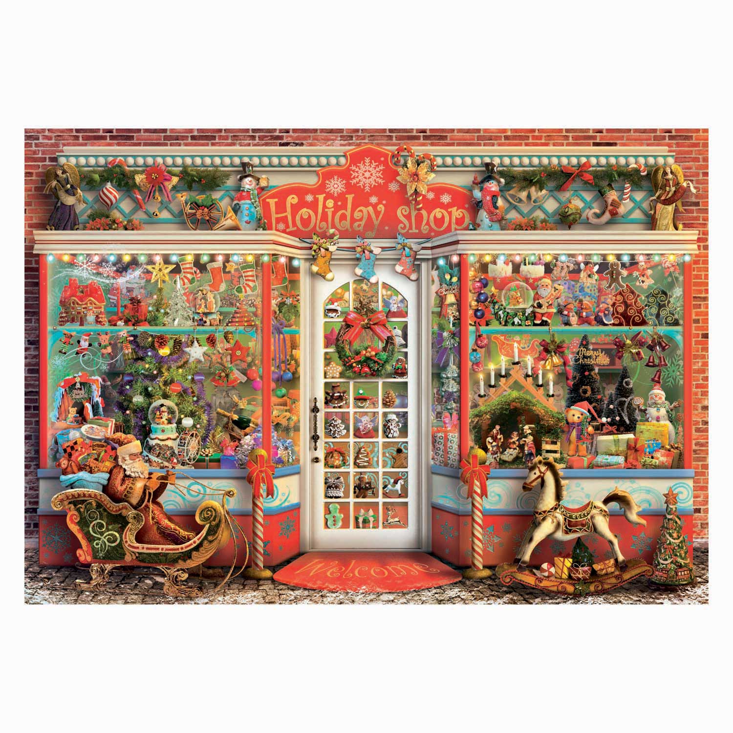 Clementoni puzzle Boutique de Noël - 1000 pcs.