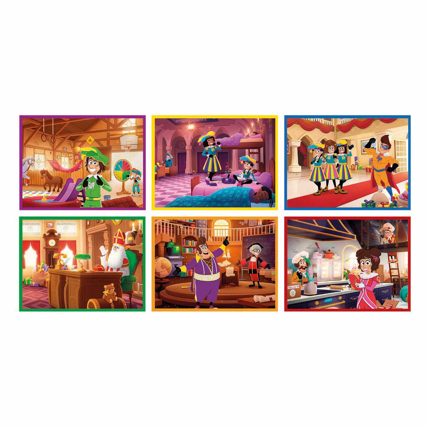 Puzzle en blocs Clementoni Sinterklaas - 12 pcs.
