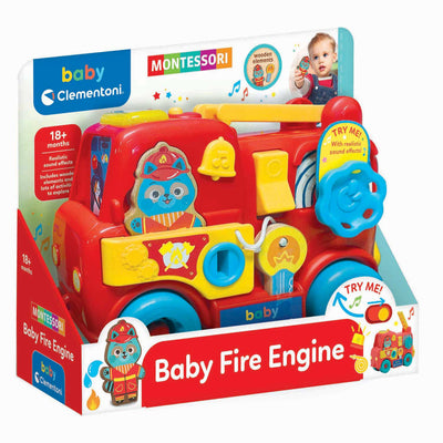 Camion de pompiers montessori bébé Clementoni