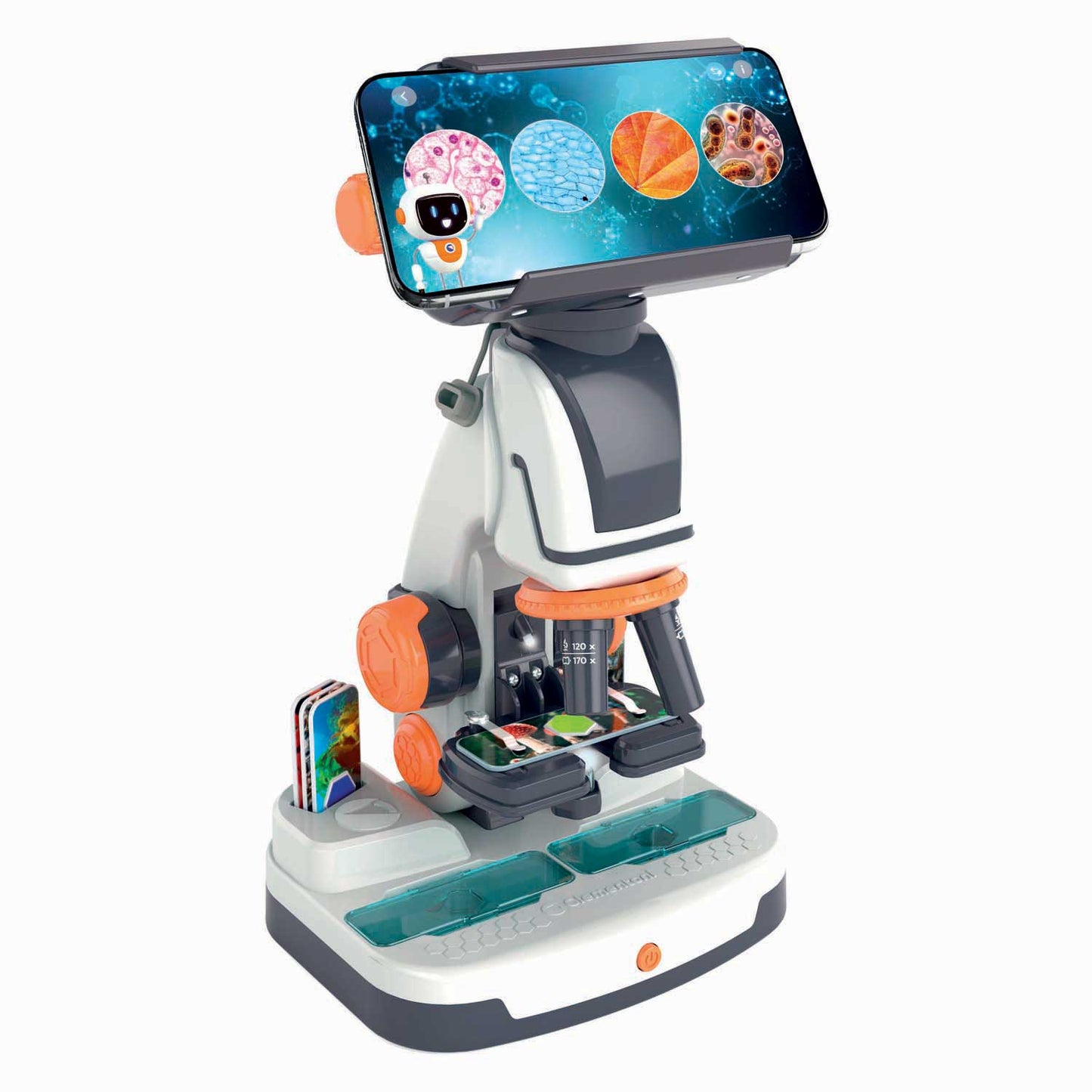 Microscope de jeu scientifique intelligent Clementoni