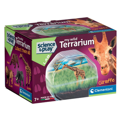Jeu scientifique Clementoni mon terrarium sauvage - girafe