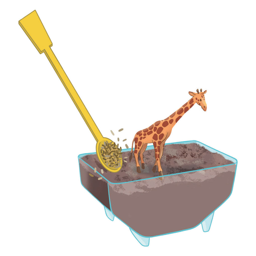 Jeu scientifique Clementoni mon terrarium sauvage - girafe