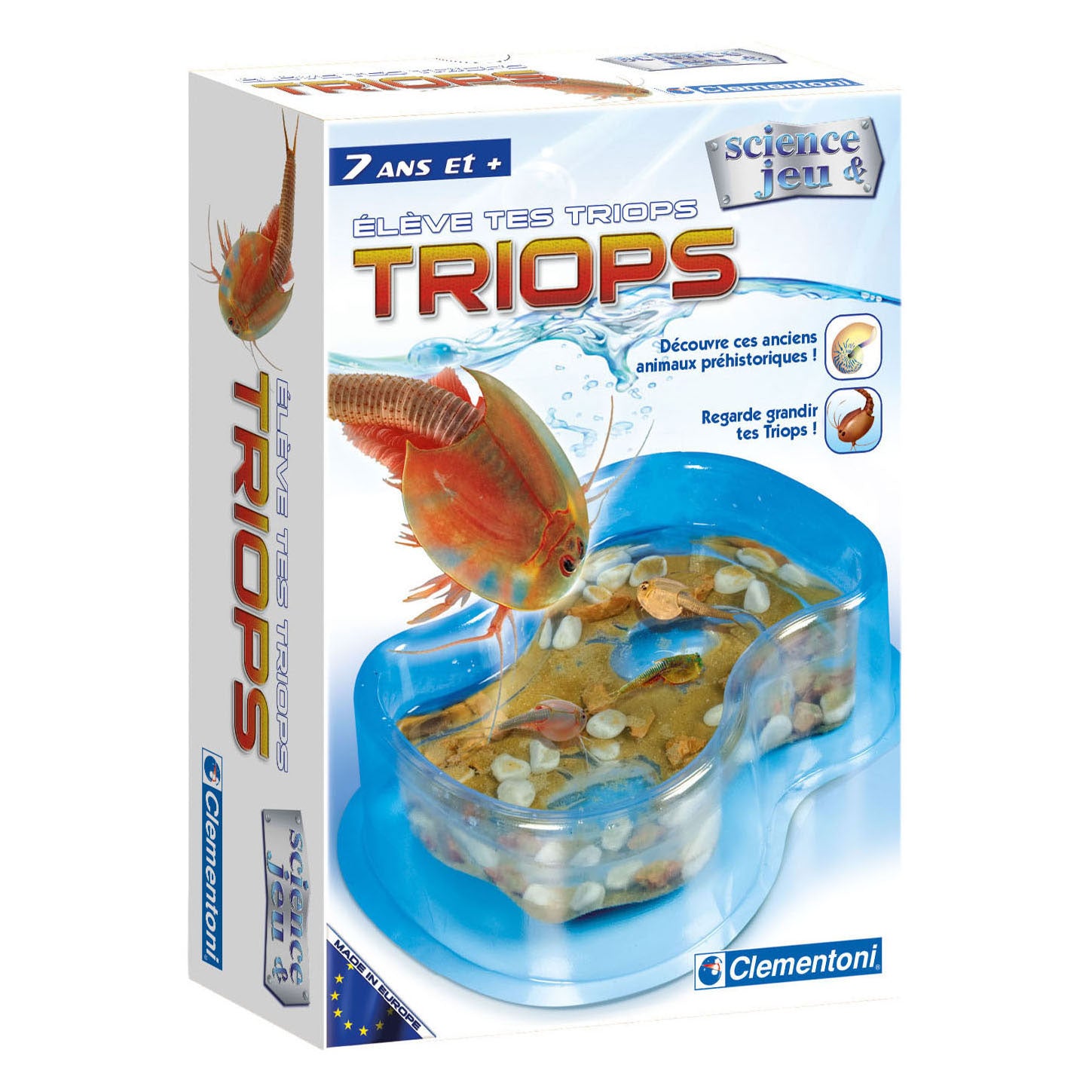 Jeu scientifique Clementoni, développez vos propres triops