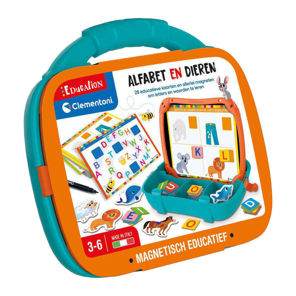 Clementoni education valise magnétique alphabet et animaux