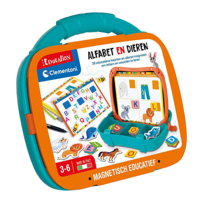 Clementoni education valise magnétique alphabet et animaux