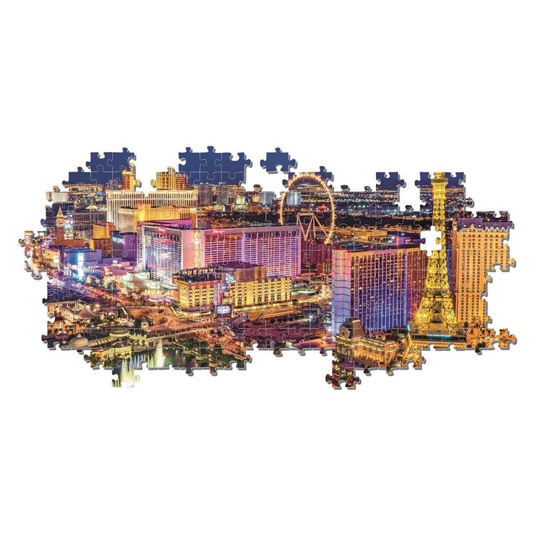 Clementoni - puzzle - 6000 pièces - las vegas - puzzle pour adultes - collection de haute qualité