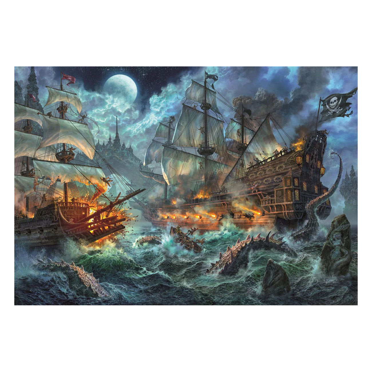 Clementoni - puzzle - 6000 pièces - bataille navale - puzzle pour adultes