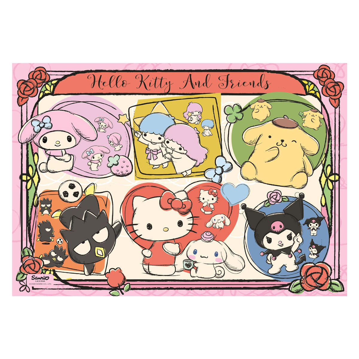 Clementoni puzzle Hello Kitty et ses amis - 1000 pcs.