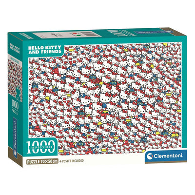 Clementoni - Hello Kitty - Impossible - Puzzle - 1000 pièces
