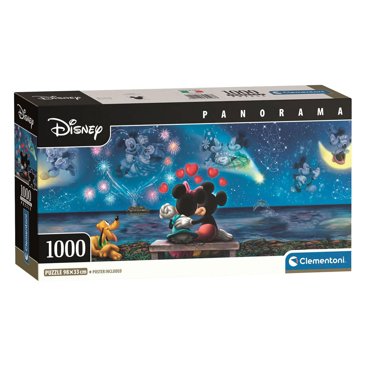 Clementoni puzzle Mickey et Minnie panorama - 1000 pcs.