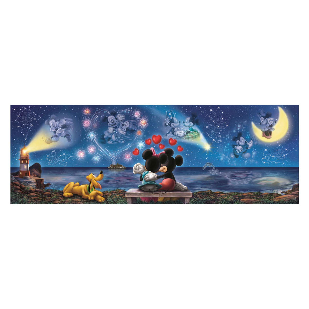 Clementoni puzzle Mickey et Minnie panorama - 1000 pcs.