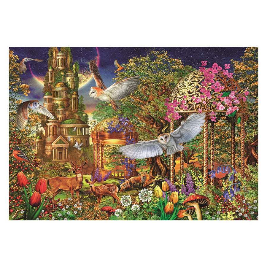 Clementoni - puzzle - 1500 pièces - Jardin fantastique boisé - puzzle pour adultes - collection de haute qualité