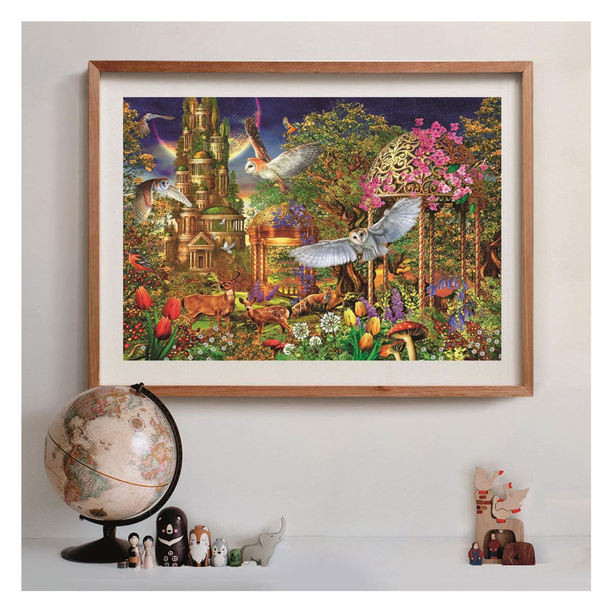 Clementoni - puzzle - 1500 pièces - Jardin fantastique boisé - puzzle pour adultes - collection de haute qualité