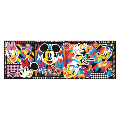 Clementoni - puzzle - 1000 pièces - panorama disney - 98 x 33 cm - haute qualité