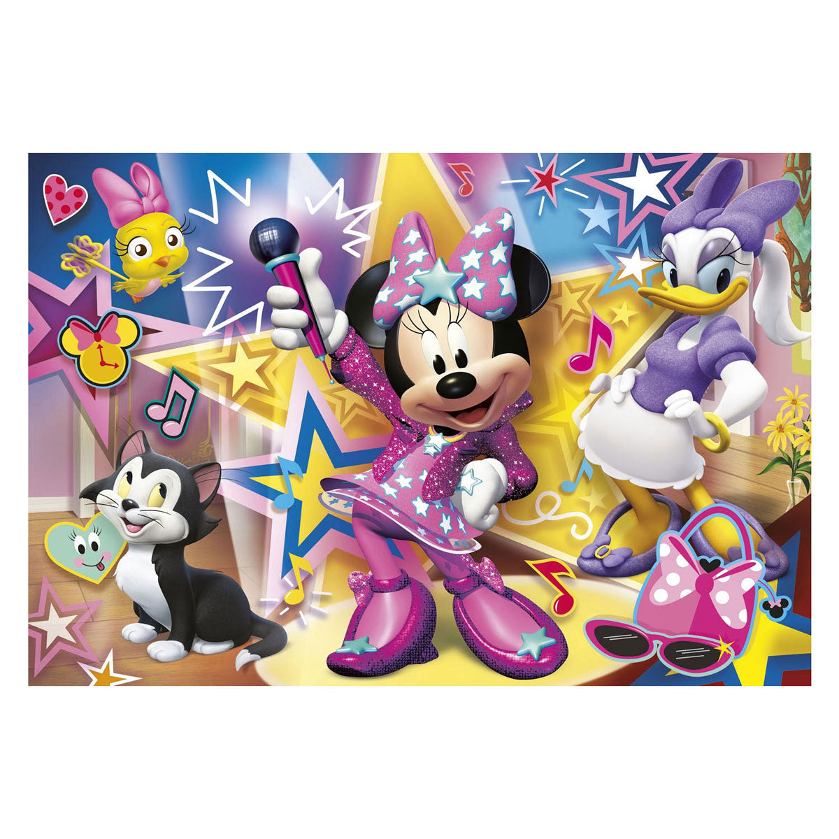 Clementoni - puzzle - 60 pièces - minnie mouse happy helper - puzzle pour enfants à partir de 4 ans