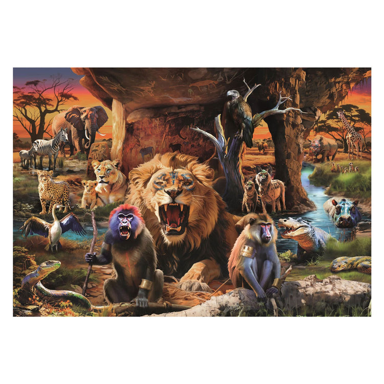 Clementoni - puzzle - 1500 pièces - animaux boîte compacte 2024 - puzzle pour adultes