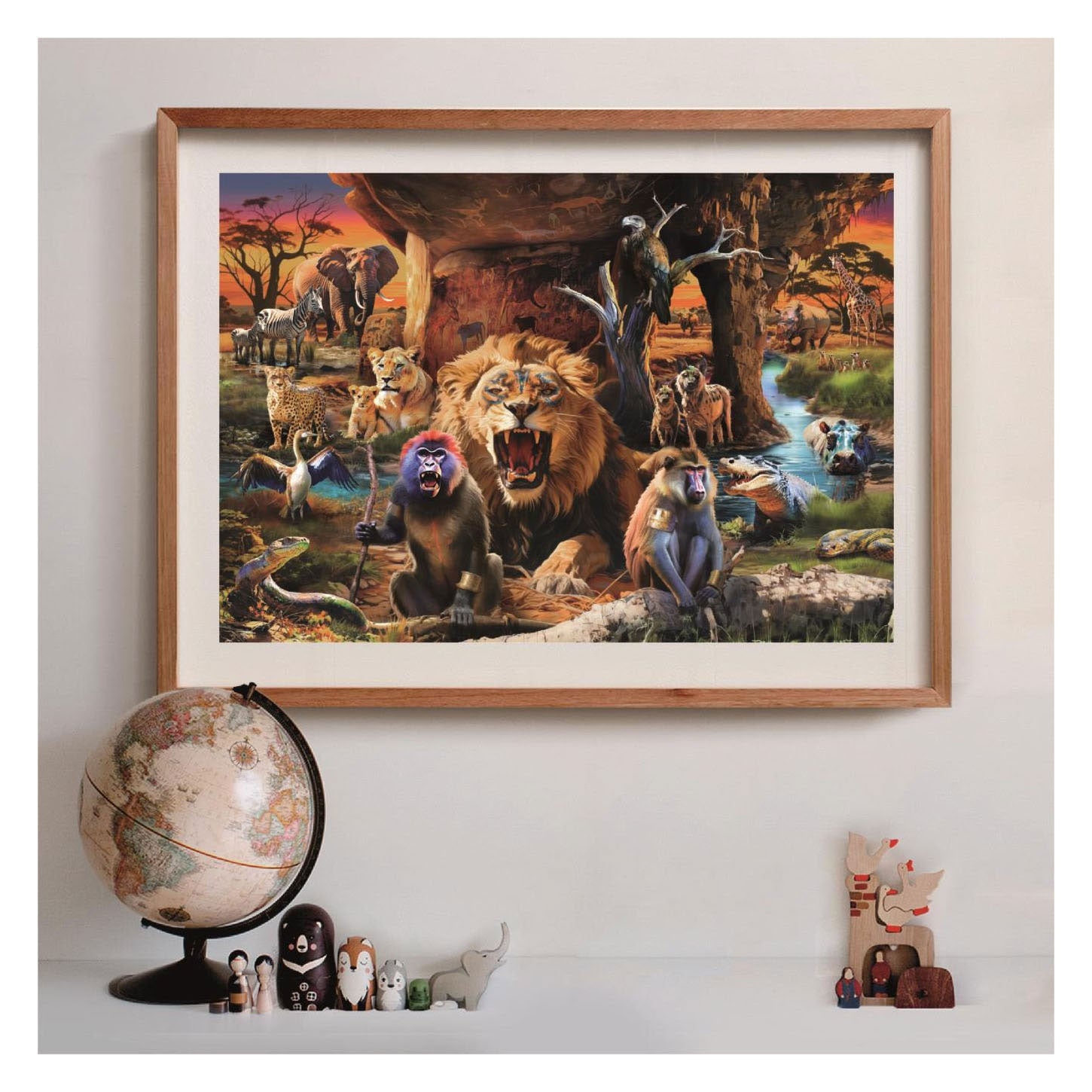 Clementoni - puzzle - 1500 pièces - animaux boîte compacte 2024 - puzzle pour adultes