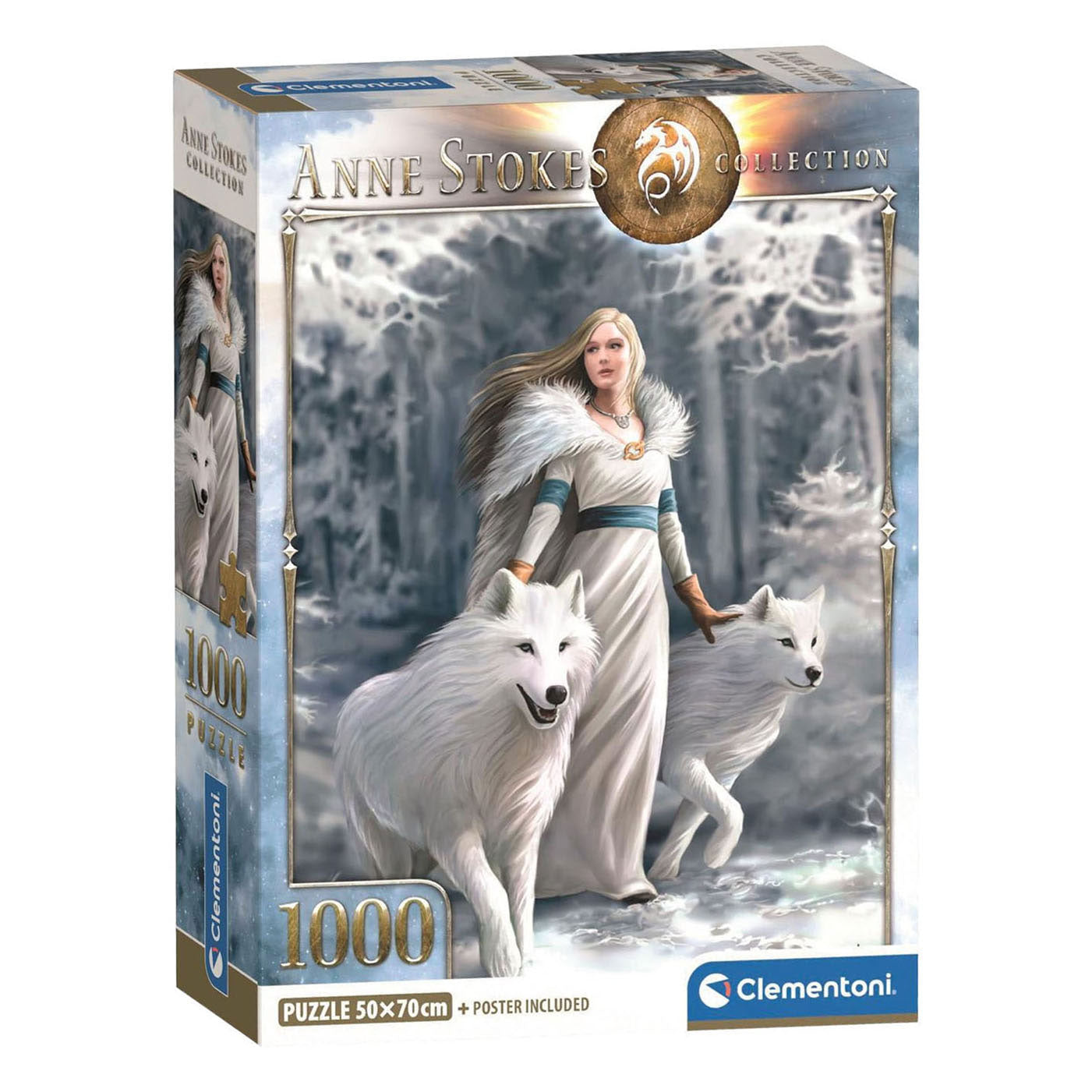 Clementoni puzzle Anne Stokes gardiens d'hiver - 1000 pcs.