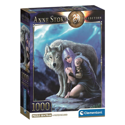 Clementoni - puzzle - 1000 pièces - protectrice d'Anne Stokes - puzzle pour adultes