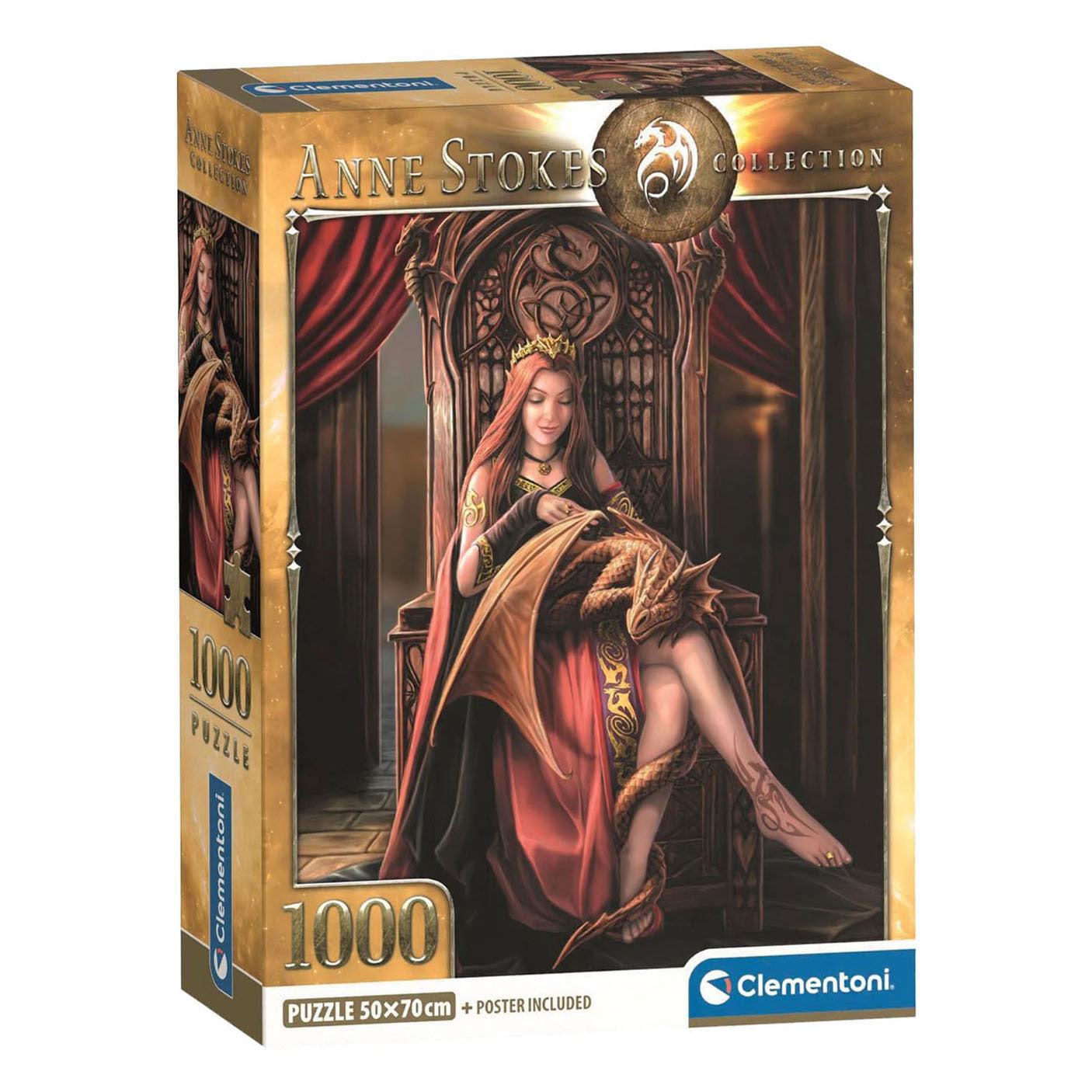 Clementoni puzzle Anne attise les amis pour toujours - 1000 pcs.
