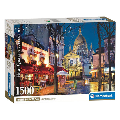 Clementoni - puzzle - 1500 pièces - paris montmartre - puzzle pour adultes