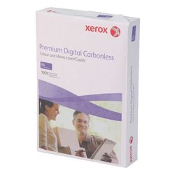 Ensemble de formulaires Xerox blanc rose recto-verso autocopiant