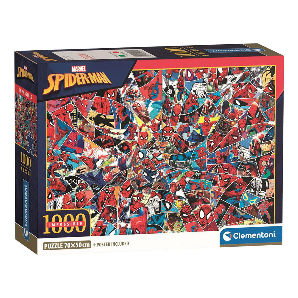 Clementoni puzzle Impossible Marvel Spiderman - 1000 pcs.