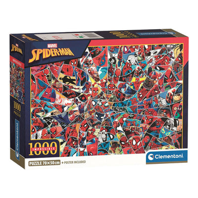 Clementoni puzzle Impossible Marvel Spiderman - 1000 pcs.